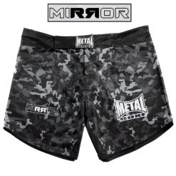 Krótka MMA Metal Boxe Mirror. Czarne szorty METAL BOXE, bez wzorów, sportowe. Za 307.00 zł.
