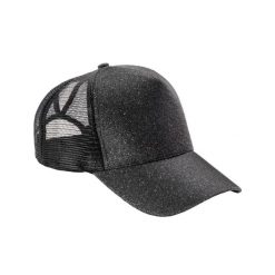 Czapka Z Daszkiem Dla Dorosłych Unisex New York Sparkle Trucker Cap. Żółte czapki z daszkiem RESULT HEADWEAR, bez wzorów. Za 41.99 zł.