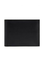 Calvin Klein Portfel męski Ck Premium Trifold 10Cc W/Coin K50K512849 Czarny. Czarne portfele CALVIN KLEIN, bez wzorów, ze skóry. Za 279.99 zł.