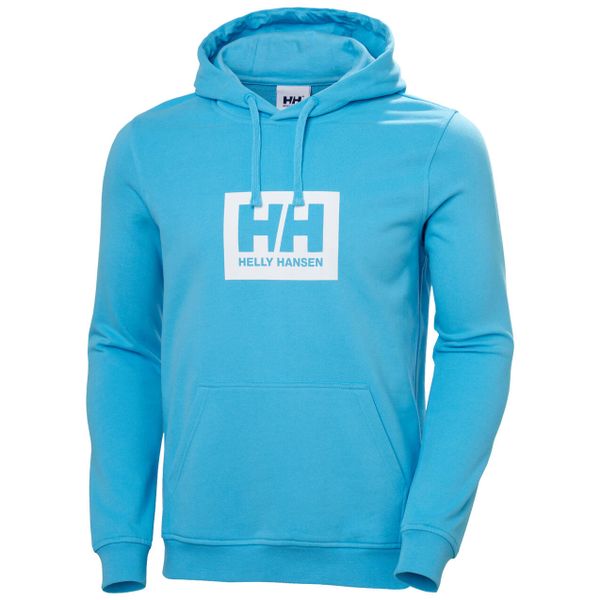 Bluza Helly Hansen Box. Niebieskie bluzy Helly Hansen, m, bez wzorów, z kapturem. Za 367.50 zł.