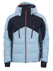Peak Mountain Kurtka narciarska "Cordiere" w kolorze błękitno-granatowym rozmiar: L. Niebieskie kurtki narciarskie i snowboardowe Peak Mountain, l, bez wzorów, narciarskie. Za 632.95 zł.