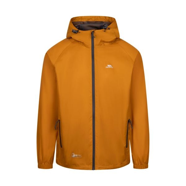 Kurtka Wodoodporna Unisex Dla Dorosłych Qikpac. Brązowe kurtki Trespass, na wiosnę, s, bez wzorów, z poliamidu, bez kaptura. Za 340.99 zł.