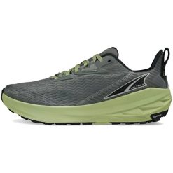 Buty trailowe męskie Altra Experience Wild. Niebieskie buty do biegania Altra, bez wzorów, bez zapięcia, do biegania. Za 676.99 zł.