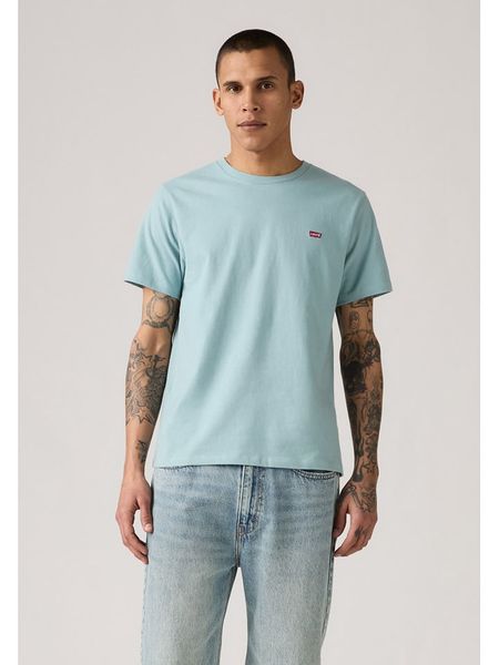 Levi's Koszulka w kolorze błękitnym rozmiar: S. Niebieskie bezrękawniki Levi's®, s, bez wzorów, z bawełny, bez kołnierzyka, bez ramiączek. Za 52.42 zł.