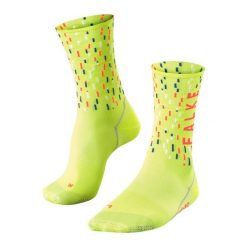 Skarpetki Falke BC Impulse Peloton. Żółte skarpety Falke, bez wzorów, z dzianiny. Za 185.95 zł.