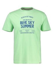 Lerros Koszulka w kolorze zielonym rozmiar: M. Zielone bezrękawniki Lerros, m, bez wzorów, z bawełny, bez kołnierzyka, bez ramiączek. Za 70.24 zł.