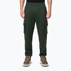 Spodnie męskie Pitbull Cypress Sport Cargo. Zielone spodnie treningowe długie PITBULL, m, bez wzorów. Za 179.99 zł.