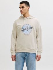 Jack & Jones Bluza "Onolulu" w kolorze beżowym rozmiar: S. Brązowe bluzy Jack & Jones, s, bez wzorów, z kapturem. Za 79.40 zł.