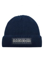 Napapijri Czapka F-Vispa NP0A4HXM Granatowy. Niebieskie czapki zimowe Napapijri, bez wzorów. Za 219.99 zł.
