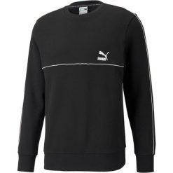Bluza męska Puma Crew. Czarne bluzy Puma, m, bez wzorów, z bawełny, bez kaptura. Za 290.00 zł.