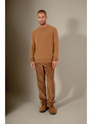 Perfect Cashmere Kaszmirowy sweter w kolorze jasnobrązowym rozmiar: XXL. Brązowe swetry nierozpinane Perfect Cashmere, xxl, bez wzorów, z kaszmiru, bez kołnierzyka, bez ramiączek. Za 413.99 zł.