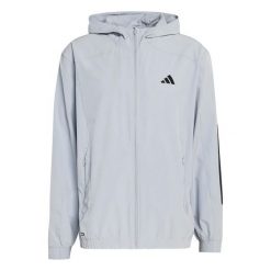 Kurtka z dresu adidas Tech Essentials. Szare kurtki Adidas, m, bez wzorów, z dresówki, bez kaptura. Za 250.50 zł.