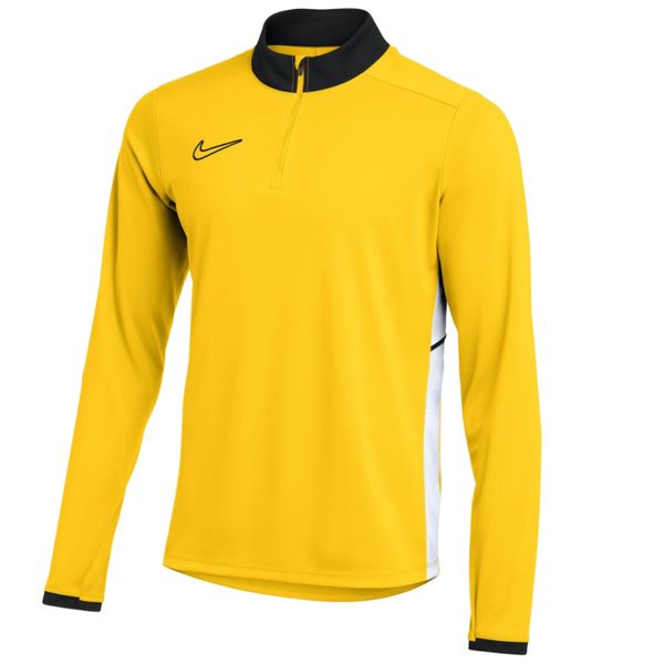 Bluza dresowa sportowa męska Dri-Fit Academy 25 Drill Top. Żółte bluzy bez kaptura Nike, m, bez wzorów, z dresówki, bez kaptura. Za 159.99 zł.