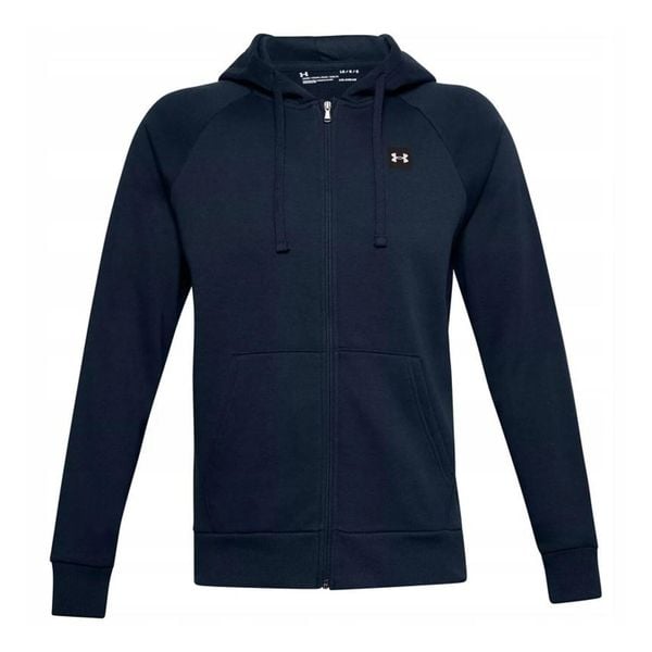 Męska Bluza Z Kapturem Rival Fleece Full Zip. Niebieskie bluzy Under Armour, m, bez wzorów, z kapturem. Za 343.99 zł.