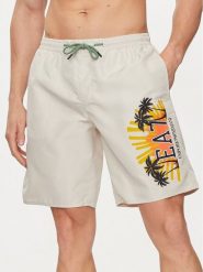 EA7 Emporio Armani Szorty kąpielowe 902047 4R751 23814 Szary Regular Fit. Szare kąpielówki EA7 Emporio Armani, m, bez wzorów, z syntetyku. Za 229.99 zł.