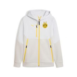 Rozpinana bluza Borussia Dortmund 2025/26. Szare bluzy Puma, bez wzorów, bez kaptura. Za 269.00 zł.