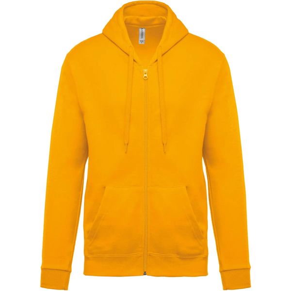 Bluza z kapturem i zamkiem błyskawicznym Kariban Molleton. Żółte bluzy z kapturem KARIBAN, xl, bez wzorów, z bawełny, z kapturem. Za 158.50 zł.