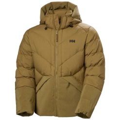 Kurtka puchowa Helly Hansen Village Down. Brązowe kurtki Helly Hansen, m, bez wzorów, z puchu, bez kaptura. Za 1,429.50 zł.