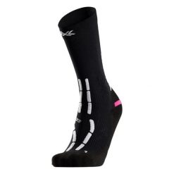 Skarpety do biegania X-Socks Trail Anatomix Crew. Czarne skarpety X BIONIC, bez wzorów, z dzianiny. Za 170.49 zł.