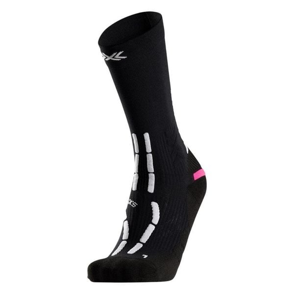 Skarpety do biegania X-Socks Trail Anatomix Crew. Czarne skarpety X BIONIC, bez wzorów, z dzianiny. Za 170.49 zł.