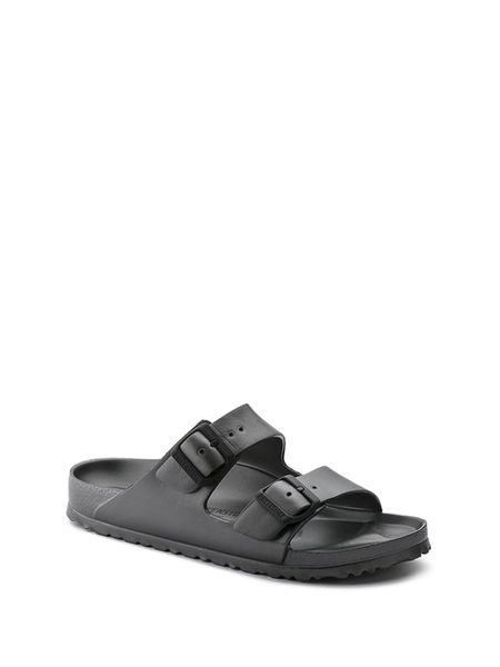 Birkenstock Klapki w kolorze czarnym rozmiar: 41. Czarne klapki Birkenstock, z materiału. Za 196.24 zł.