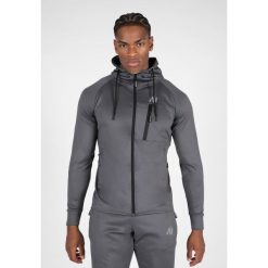 Scottsdale Kurtka dresowa zary. Szare kurtki GORILLA WEAR, xl, bez wzorów, z dresówki, bez kaptura. Za 299.99 zł.