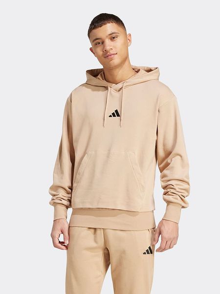 Adidas Bluza w kolorze beżowym rozmiar: L. Brązowe bluzy Adidas, l, bez wzorów, z kapturem. Za 187.52 zł.