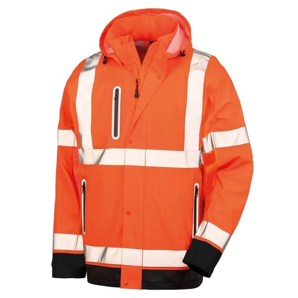 Kurtka robocza Result Prism PU Safe & Dry. Brązowe kurtki RESULT, l, bez wzorów, bez kaptura. Za 261.50 zł.