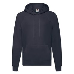 Lekka Męska Bluza Z Kapturem. Niebieskie bluzy z kapturem Fruit of the Loom, m, bez wzorów, z kapturem. Za 57.99 zł.