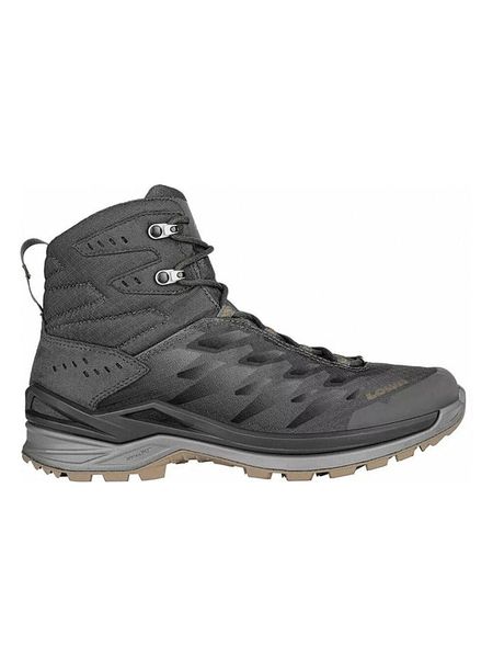 LOWA Botki trekkingowe "Ferrox GTX" w kolorze szarym rozmiar: 41. Szare buty trekkingowe Lowa, bez wzorów, z gore-texu, bez zapięcia. Za 429.44 zł.