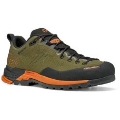 Buty podejściowe męskie Tecnica Sulfur S GTX. Zielone buty turystyczne TECNICA, bez wzorów, z gore-texu, bez zapięcia, trekkingowe, gore-tex. Za 734.00 zł.