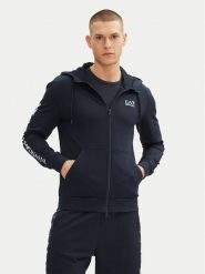 EA7 Emporio Armani Bluza 7M000568 AF13512 MB149 Granatowy Regular Fit. Niebieskie bluzy EA7 Emporio Armani, m, bez wzorów, z bawełny, bez kaptura. Za 309.99 zł.