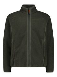 CMP Kurtka polarowa w kolorze zielonym rozmiar: 56. Zielone kurtki CMP, bez wzorów, z materiału, bez kaptura. Za 184.45 zł.