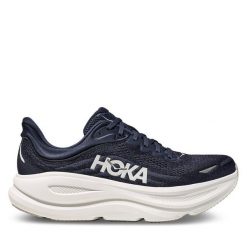 Buty do biegania Hoka. Niebieskie buty do biegania HOKA, bez wzorów, bez zapięcia, do biegania. Za 819.99 zł.