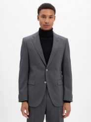 BOSS kurtka modułowa z wełny dziewiczej - Jasper Mężczyźni Regular Fit szary, 26. Szare kurtki Boss, m, bez wzorów, z wełny, bez kaptura. Za 1,599.95 zł.