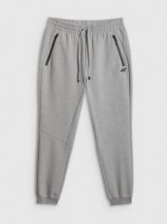 4F Spodnie dresowe joggery męskie - szare XL. Szare spodnie materiałowe 4F, na co dzień, m, bez wzorów, z bawełny. Za 179.99 zł.