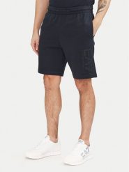 EA7 Emporio Armani Szorty sportowe 7M000232 AF13512 UB102 Granatowy. Niebieskie krótkie spodenki sportowe EA7 Emporio Armani, m, bez wzorów, z bawełny. Za 289.99 zł.