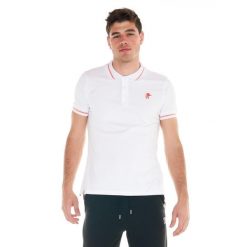 Koszulka polo na co dzień na siłownię. Białe t-shirty sportowe LEONE 1947 APPAREL, bez wzorów, bez ramiączek, na fitness i siłownię. Za 82.10 zł.