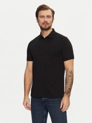 KARL LAGERFELD Polo 745085 551225 Czarny Regular Fit. Czarne koszulki polo KARL LAGERFELD, l, bez wzorów, z bawełny, bez kołnierzyka, bez ramiączek. Za 279.99 zł.