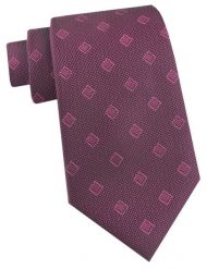 Krawat Męski - Angelo di Monti - Malinowe Bordo w Grochy. Czerwone krawaty i muchy Angelo di Monti, bez wzorów, z tkaniny. Za 45.00 zł.