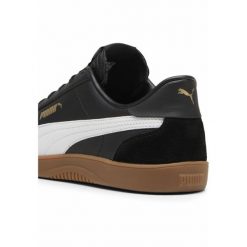 Sneakersy PUMA Club 5v5 PUMA Black White Gold. Białe buty sportowe casual Puma, bez wzorów, bez zapięcia. Za 211.99 zł.