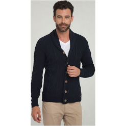 Sir Raymond Tailor Sweter Męski Zinger Xxl Ciemnoniebieski. Swetry nierozpinane marki Sir Raymond Tailor. W wyprzedaży za 168.00 zł.