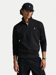 Polo Ralph Lauren Bluza 710P06234001 Czarny Regular Fit. Czarne bluzy Polo Ralph Lauren, m, bez wzorów, z syntetyku, bez kaptura. Za 859.99 zł.