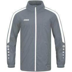 Kurtka wodoodporna Jako Power. Szare kurtki JAKO, m, bez wzorów, z materiału, z kapturem. Za 297.70 zł.