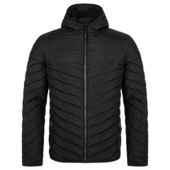 Zimowa Kurtka Męska Jenda Black 3XL - Elegancki i Zrównoważony Design. Czarne kurtki LOOP, na zimę, m, bez wzorów, bez kaptura. Za 197.24 zł.