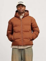 Jack & Jones Kurtka zimowa w kolorze jasnobrązowym rozmiar: XL. Brązowe kurtki Jack & Jones, na zimę, xl, bez wzorów, bez kaptura. Za 207.88 zł.