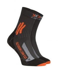 Skarpety trekkingowe X-Socks Trek Outdoor Low Cut 4.0. Brązowe skarpety X-Socks, bez wzorów, z materiału. Za 60.00 zł.