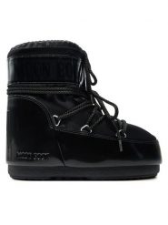 Moon Boot Śniegowce 80D1409350 Czarny. Czarne śniegowce Moon Boot, ze skóry, bez zapięcia. Za 899.99 zł.
