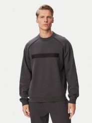 HUGO Bluza Dalim 50563104 Szary ciemny Regular Fit. Szare bluzy Hugo, m, bez wzorów, z bawełny, bez kaptura. Za 599.99 zł.