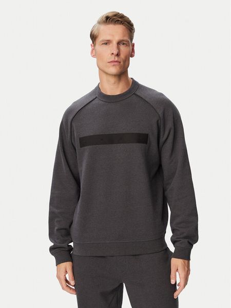 HUGO Bluza Dalim 50563104 Szary ciemny Regular Fit. Szare bluzy Hugo, l, bez wzorów, z bawełny, bez kaptura. Za 599.99 zł.